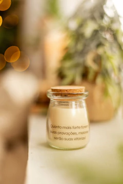 Vela frase de Fé - comprar online