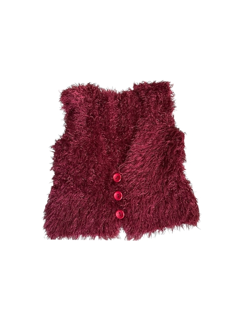 Chaleco PELUDO - talle L - comprar online