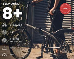 Bicicleta Plegable Belmondo 8+