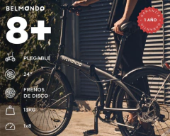 Bicicleta Plegable Belmondo 8+ en internet