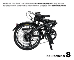 Bicicleta Plegable Belmondo 8 en internet