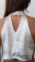 Imagem do Blusa Cropped Cetim Kiara