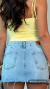 Mini Saia Jeans na internet