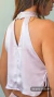 Blusa Cropped Cetim Kiara - loja online
