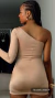 Vestido Tubinho Um Ombro Liz na internet