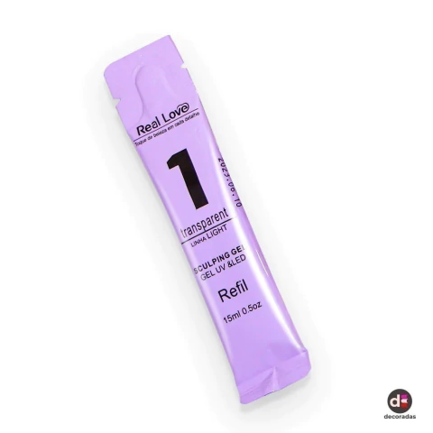 Gel Refil Transparente N°1 Real Love