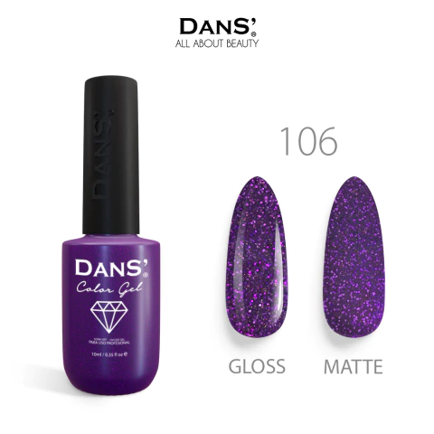Esmalte em Gel Glitter - 106