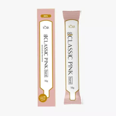 Gel Volia Refil clássic pink hard