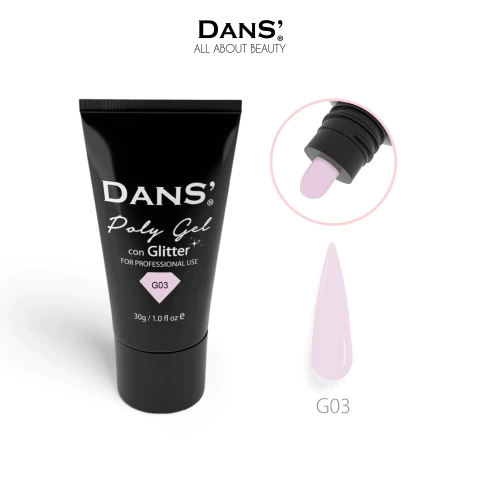 Polygel Glitter G03 Dans