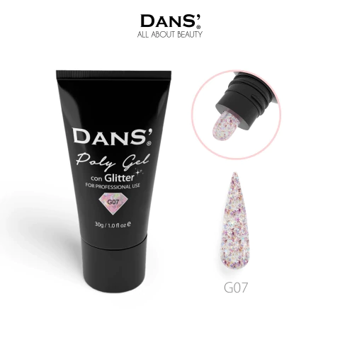 Polygel Glitter G07 Dans