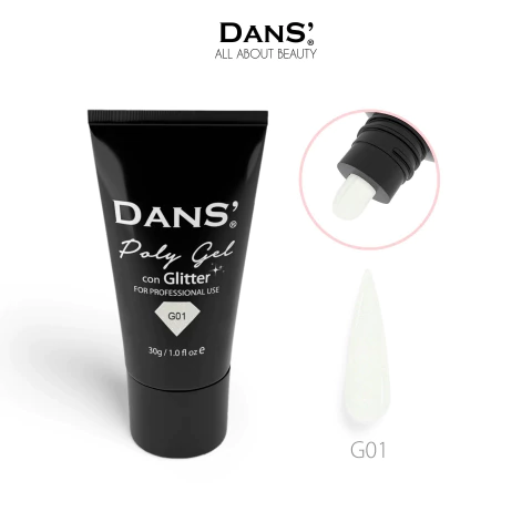 Polygel Glitter G01 Dans