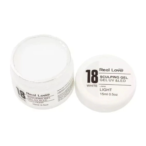 Gel Blanc N°18 pote 15ml Real Love