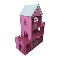 CASA DE BONECA MINIATURA PINTADA Nº1 (TAMANHOS)