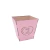 Cachepot MDF Decorativo Mãe Te Amo Vazado 10x10cm Rosa