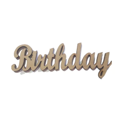PALAVRA BIRTHDAY CURSIVA 11X3CM
