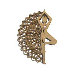 MANDALA 3D YOGA 20X15CM