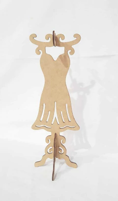 PORTA COLAR VESTIDO 31X11X11CM