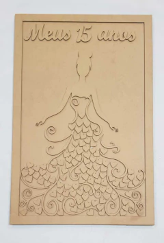 QUADRO ASSINATURA 15 ANOS Nº2 64,5CMX42,5CM