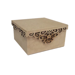 CAIXA ARABESCO 20X20CM