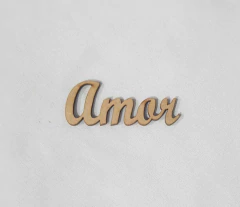 PALAVRA AMOR CURSIVA 8X3CM