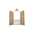 Janela MDF Aberta com Grade 16x13,8cm
