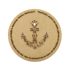 Mandala MDF Âncora do Marinheiro com Oração