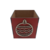 Caixa MDF Cachepot de Natal 10,5x10,5cm Vermelho - Rodolfo Laser MDF