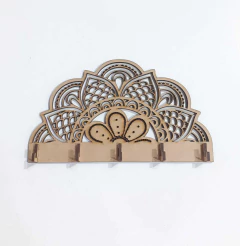 PORTA CHAVES MANDALA 20X12CM