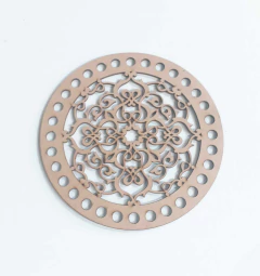 PLACA CROCHÊ MANDALA Nº8