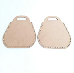 PAR LATERAL CROCHE PARA BOLSA Nº4 30X27CM