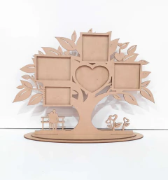 PORTA RETRATO CASAL ARVORE 5 FOTOS MINI 40X30CM