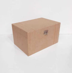 FRASQUEIRA COM DOBRADIÇA E FECHO 29X20X16CM