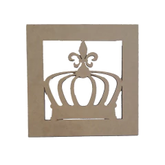 QUADRO 20X20CM COROA Nº2