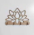 PORTA CHAVES FLOR DE LOTUS 20X15,5CM
