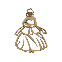 Recorte MDF Orixá Nanã 10x7,5cm