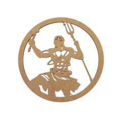 Mandala MDF Exu Bará