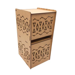 PORTA PAPEL HIGIENICO TRABALHADO 27X13X14,5CM