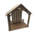 Casa MDF Presépio Decorativo de Natal 37,5x36x20cm