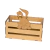 Caixote MDF Decorativo Pascoa Coelho Encaixe 21x10,5x10,5cm