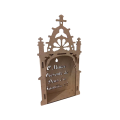 ORATORIO CAPELA O MAIOR PRESENTE DE DEUS E A FAMILIA 23X13X4,3CM