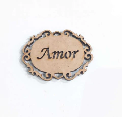 PLACA 6CM AMOR