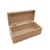CAIXA FLOCADA DOBRADIÇA 22X10X8CM MINI VINHO (CORES) - Rodolfo Laser MDF