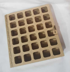 PORTA TRECO 30 DIVISORIAS 22X24X3,5CM