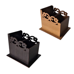 PORTA CONTROLE FLORAL 2 DIVISÓRIAS (CORES)