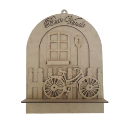 QUADRO BEM VINDOS COM JANELA