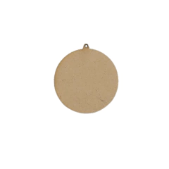 Enfeite MDF Pendente Bola de Natal Lisa 6cm
