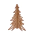Árvore de Natal MDF de Encaixe Pinheiro 15x13cm