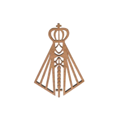 Aplique e Recorte MDF Nossa Senhora Nº4