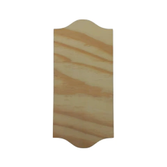 Placa Decorativa Retangular Pinus a Laser 30x14cm