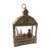 Decoração MDF Celeiro de Natal para LED 16x8x24,5cm